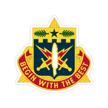 46th Adjutant General Battalion (U.S. Army) Transparent STICKER Die-Cut Vinyl Decal 6 Inch - The Sticker Space
