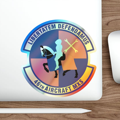 46th Aircraft Maintenance Squadron (U.S. Air Force) Holographic STICKER Die-Cut Vinyl Decal-The Sticker Space