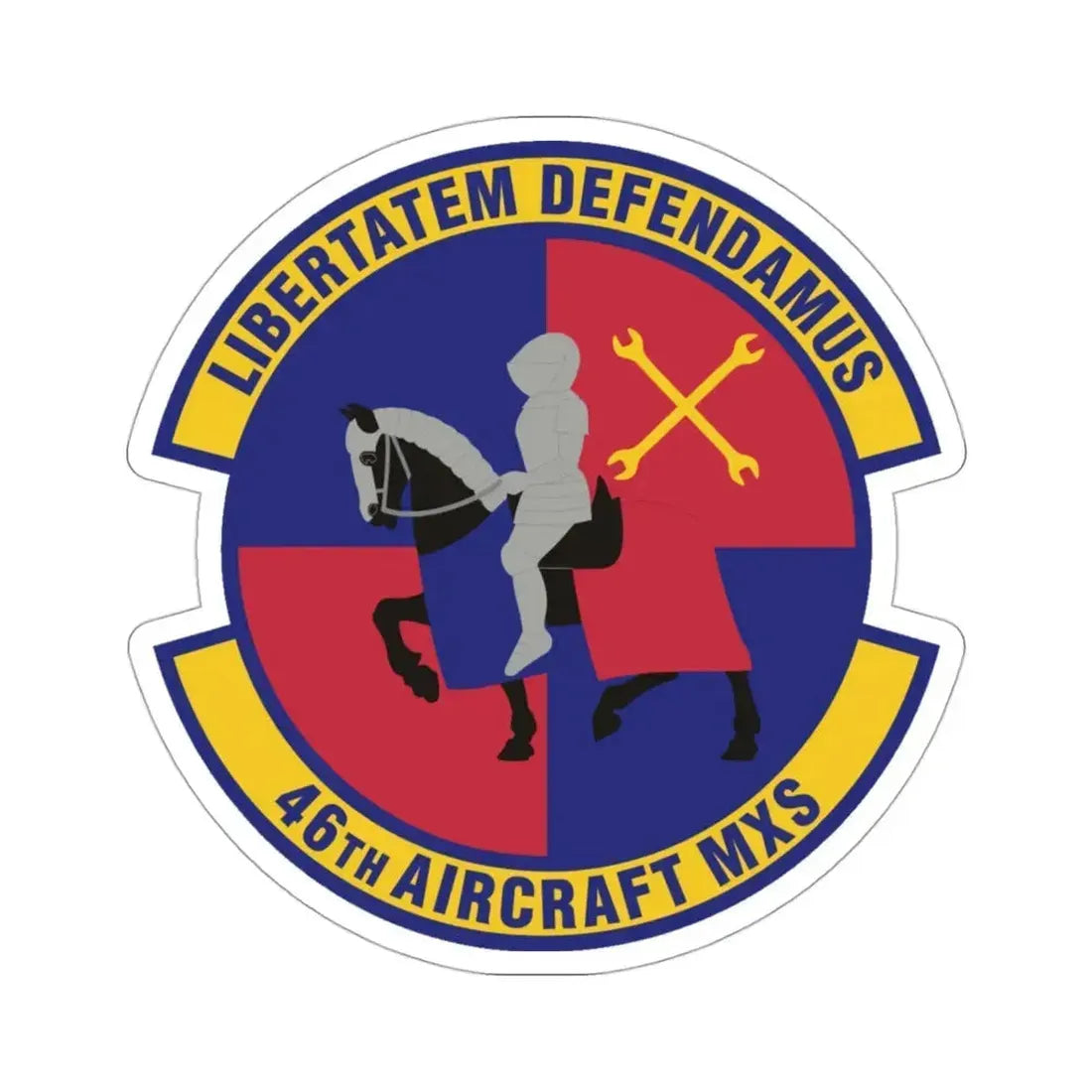 46th Aircraft Maintenance Squadron (U.S. Air Force) STICKER Vinyl Die-Cut Decal 3 Inch - The Sticker Space