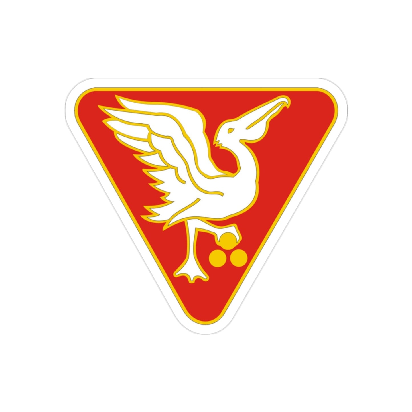 46th Artillery Group (U.S. Army) REVERSE PRINT Transparent STICKER-2" × 2"-The Sticker Space