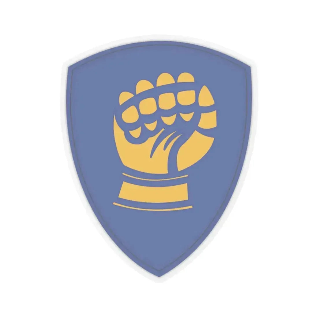 46th Infantry Division CSIB (U.S. Army) STICKER Vinyl Kiss-Cut Decal 4 Inch Transparent - The Sticker Space