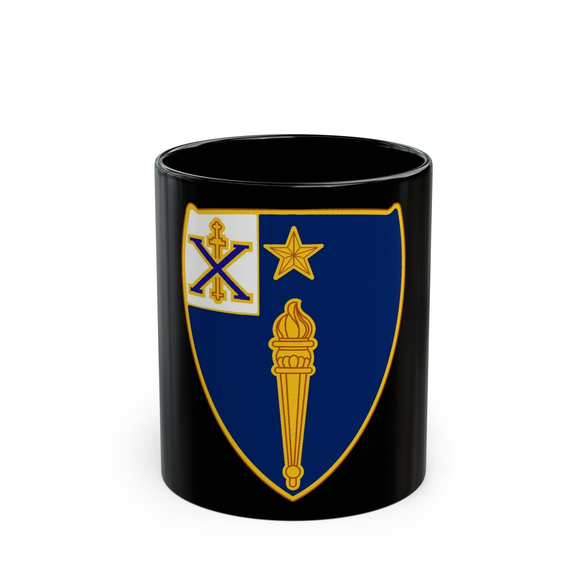 46th Infantry Regiment (U.S. Army) Black Coffee Mug-11oz-The Sticker Space