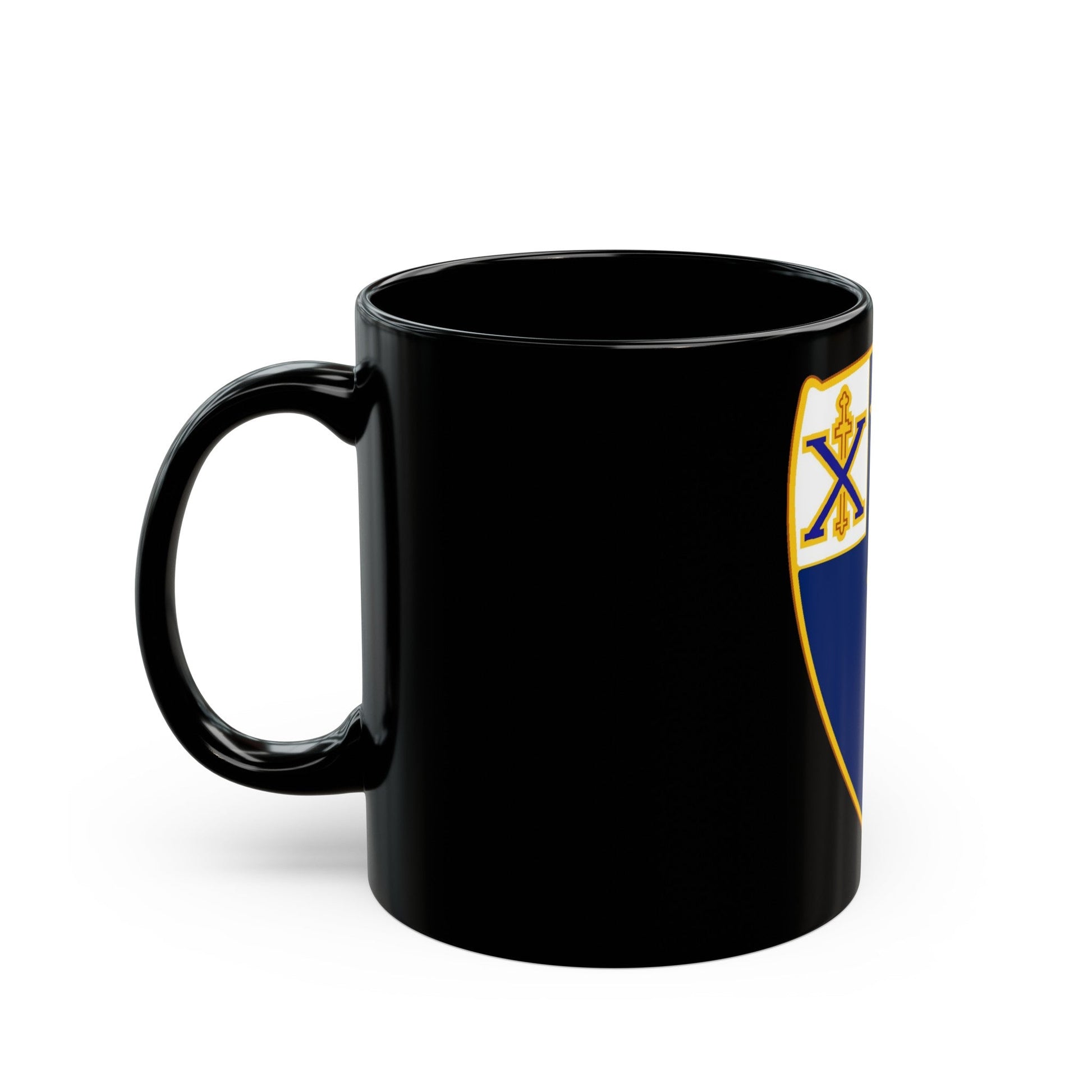 46th Infantry Regiment (U.S. Army) Black Coffee Mug-The Sticker Space