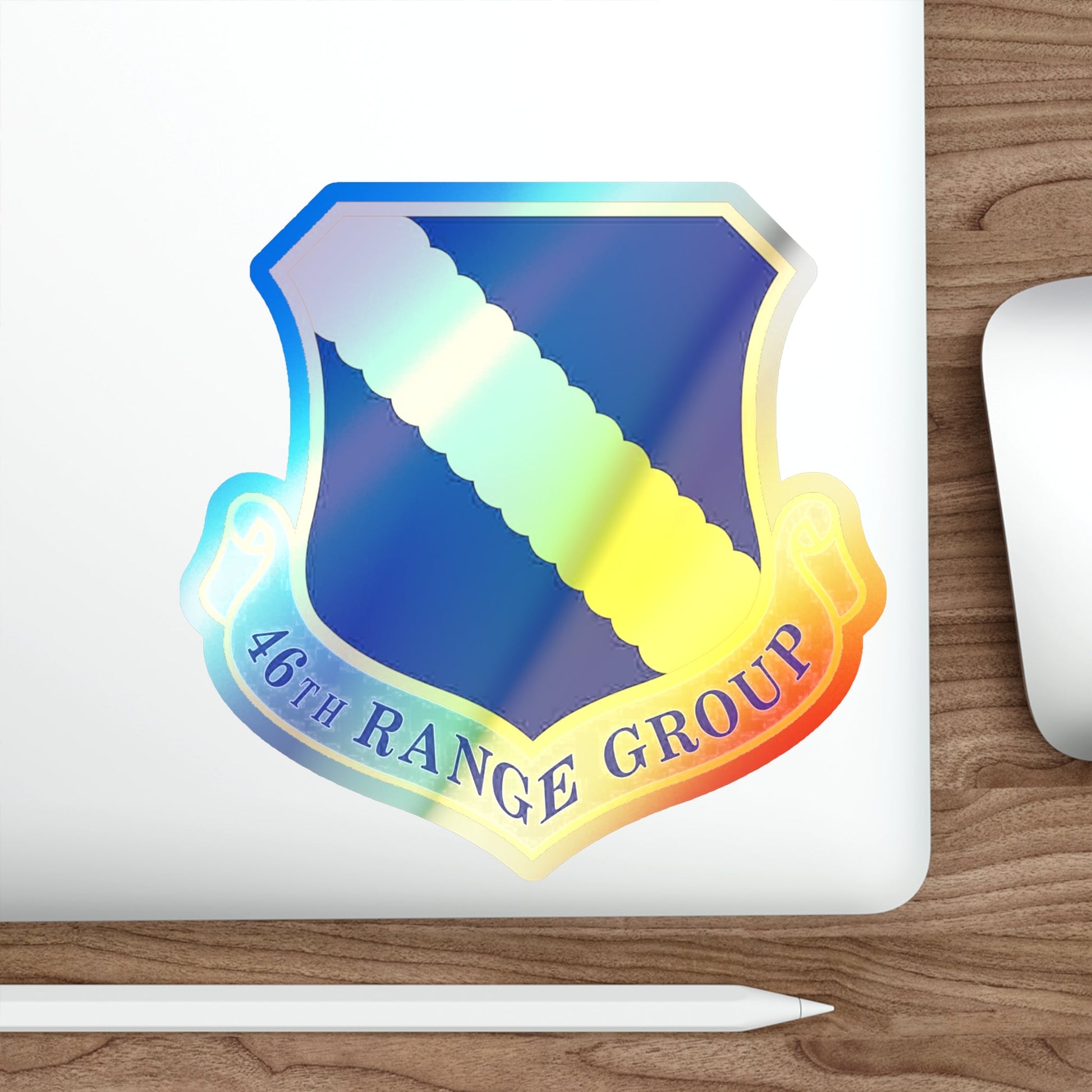 46th Range Group (U.S. Air Force) Holographic STICKER Die-Cut Vinyl Decal-The Sticker Space