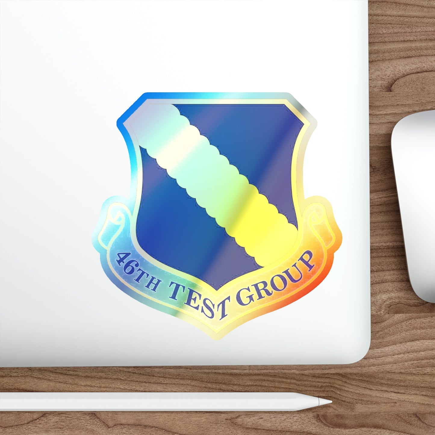 46th Test Group (U.S. Air Force) Holographic STICKER Die-Cut Vinyl Decal-The Sticker Space