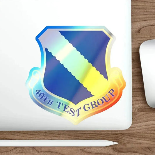 46th Test Group (U.S. Air Force) Holographic STICKER Die-Cut Vinyl Decal - The Sticker Space