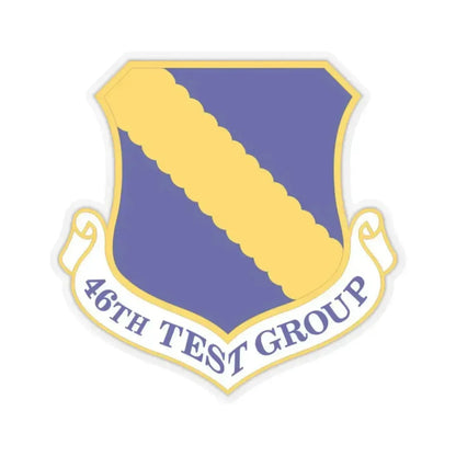 46th Test Group (U.S. Air Force) STICKER Vinyl Kiss-Cut Decal 4 Inch Transparent - The Sticker Space