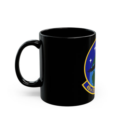 46th Test Squadron (U.S. Air Force) Black Coffee Mug-The Sticker Space