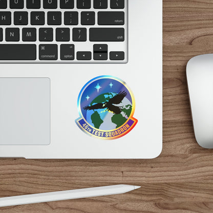 46th Test Squadron (U.S. Air Force) Holographic STICKER Die-Cut Vinyl Decal-The Sticker Space