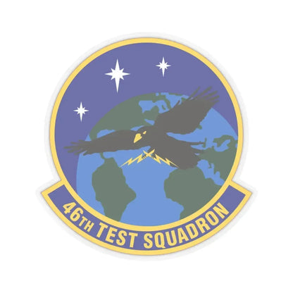 46th Test Squadron (U.S. Air Force) STICKER Vinyl Kiss-Cut Decal 3 Inch Transparent - The Sticker Space