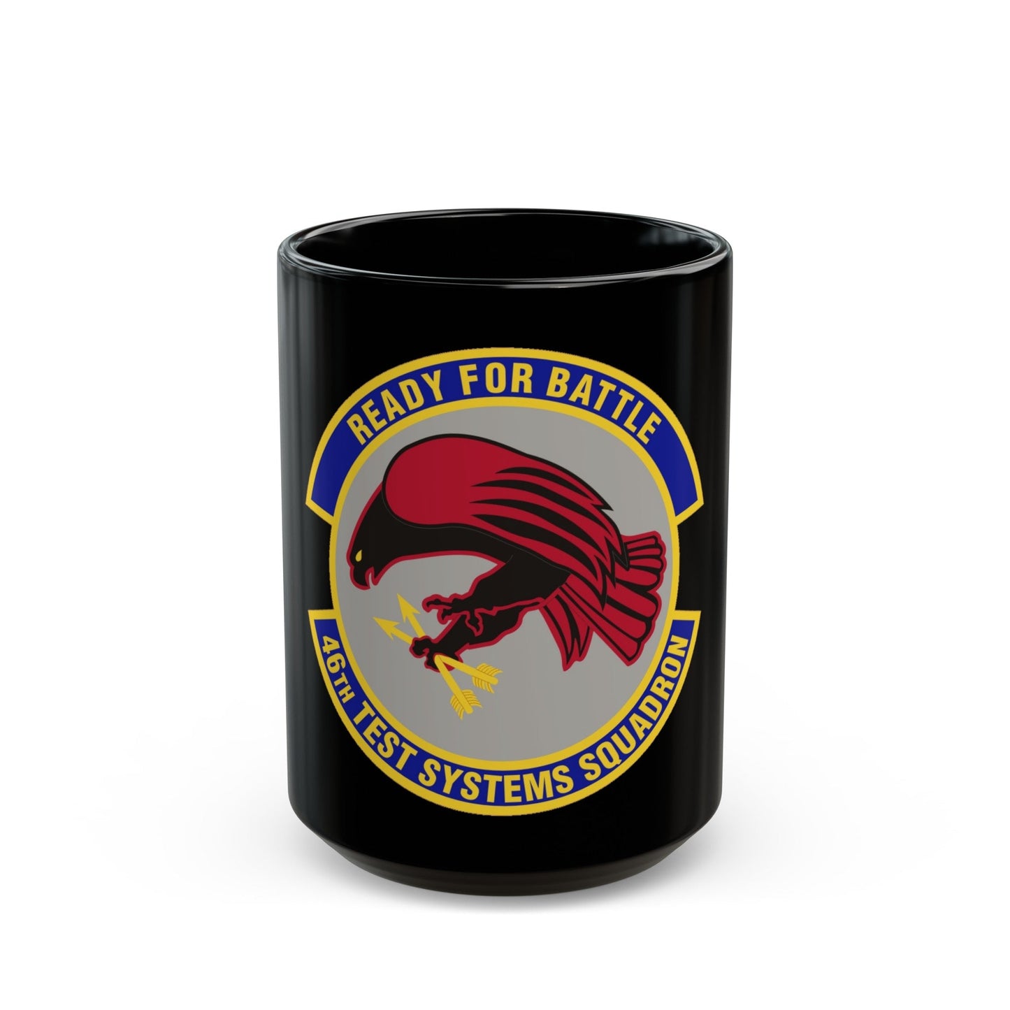 46th Test Systems Squadron (U.S. Air Force) Black Coffee Mug-15oz-The Sticker Space