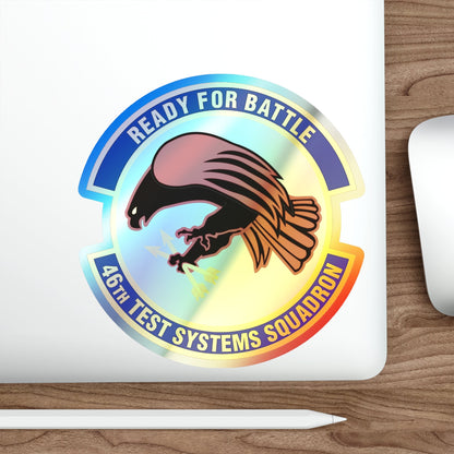 46th Test Systems Squadron (U.S. Air Force) Holographic STICKER Die-Cut Vinyl Decal-The Sticker Space