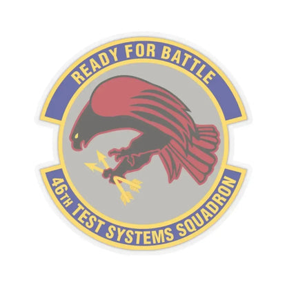 46th Test Systems Squadron (U.S. Air Force) STICKER Vinyl Kiss-Cut Decal 2 Inch Transparent - The Sticker Space