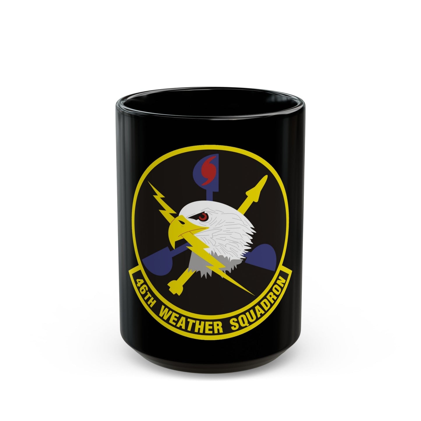 46th Weather Squadron (U.S. Air Force) Black Coffee Mug-15oz-The Sticker Space