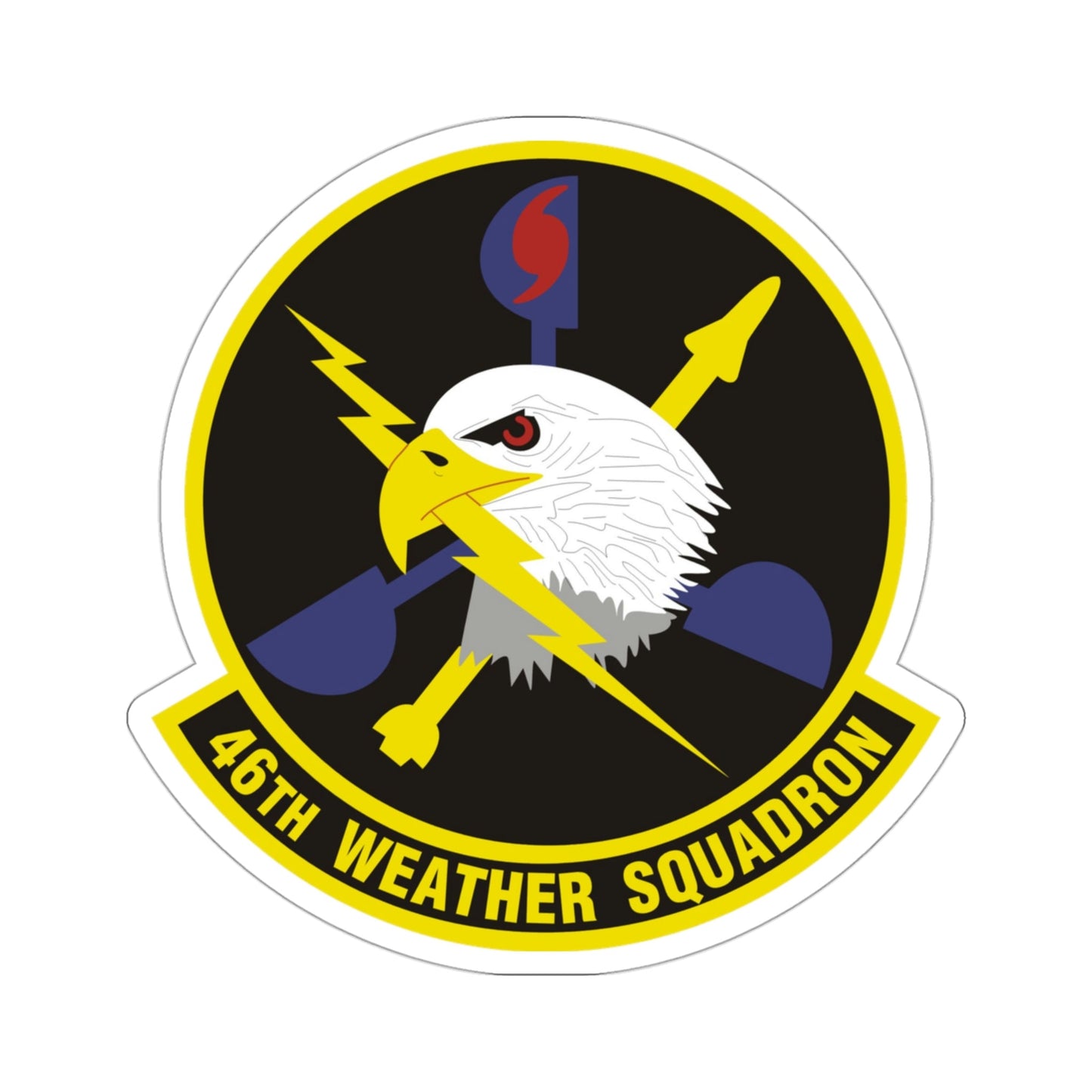 46th Weather Squadron (U.S. Air Force) STICKER Vinyl Die-Cut Decal-3 Inch-The Sticker Space