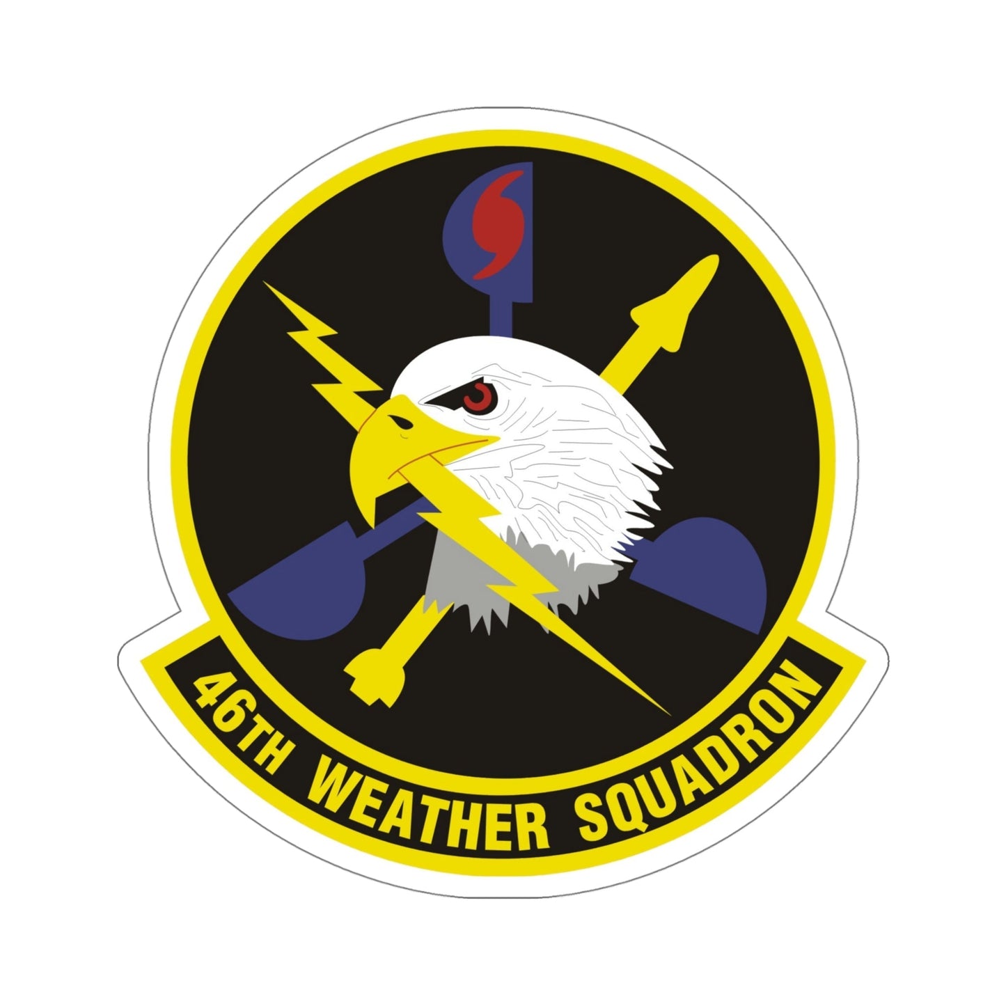 46th Weather Squadron (U.S. Air Force) STICKER Vinyl Die-Cut Decal-5 Inch-The Sticker Space