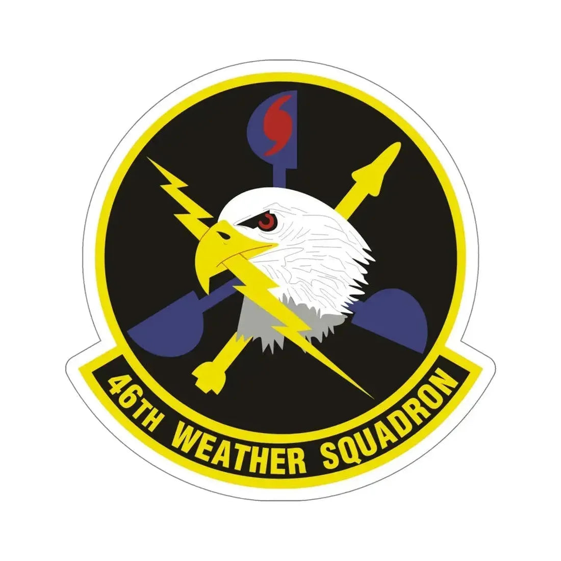46th Weather Squadron (U.S. Air Force) STICKER Vinyl Die-Cut Decal 6 Inch - The Sticker Space