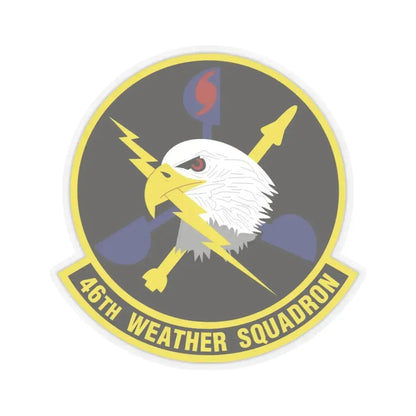 46th Weather Squadron (U.S. Air Force) STICKER Vinyl Kiss-Cut Decal 4 Inch Transparent - The Sticker Space