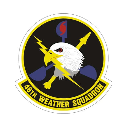 46th Weather Squadron (U.S. Air Force) STICKER Vinyl Kiss-Cut Decal 4 Inch White - The Sticker Space