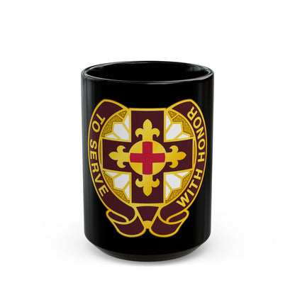 47 Field Hospital (U.S. Army) Black Coffee Mug-15oz-The Sticker Space