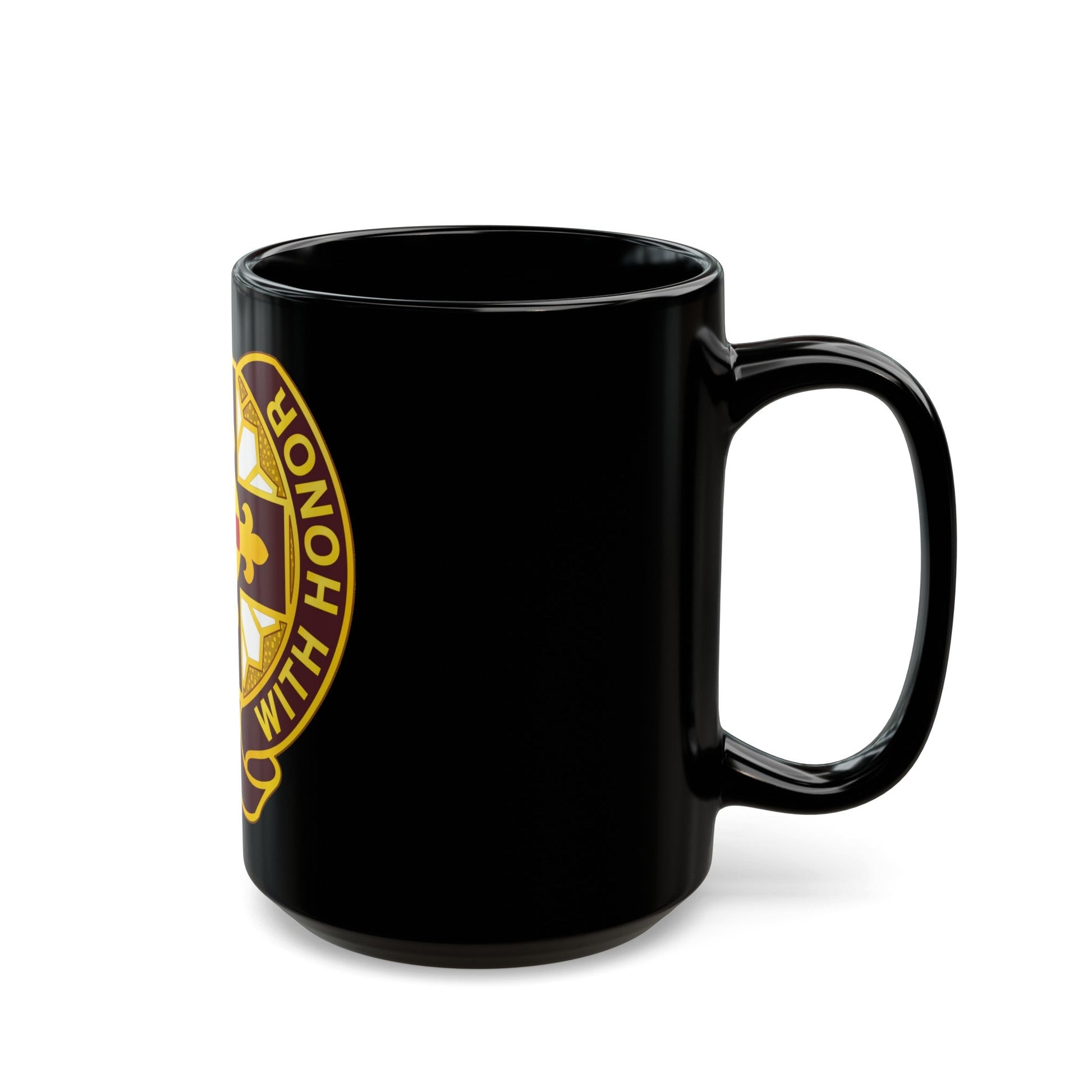 47 Field Hospital (U.S. Army) Black Coffee Mug-The Sticker Space