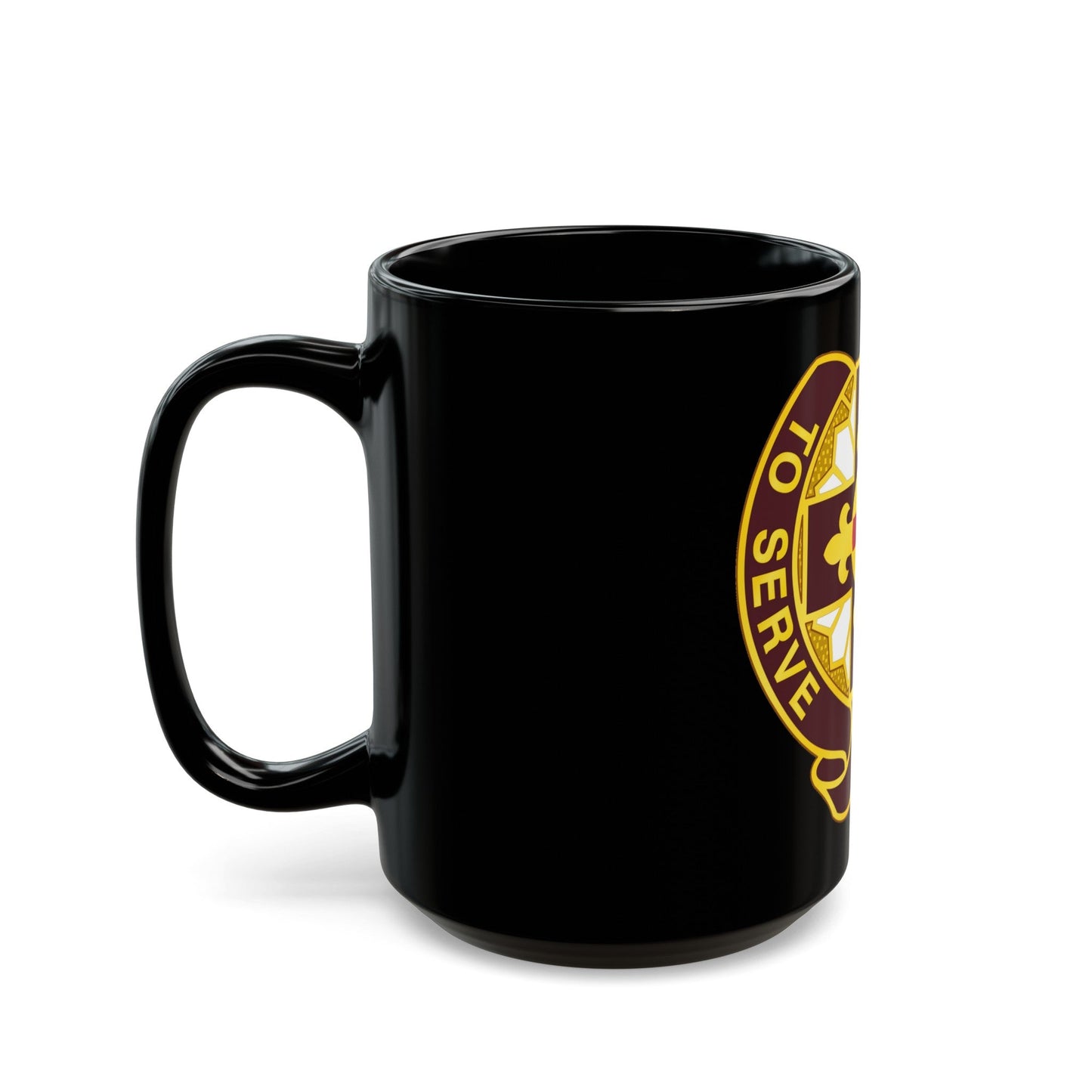 47 Field Hospital (U.S. Army) Black Coffee Mug-The Sticker Space