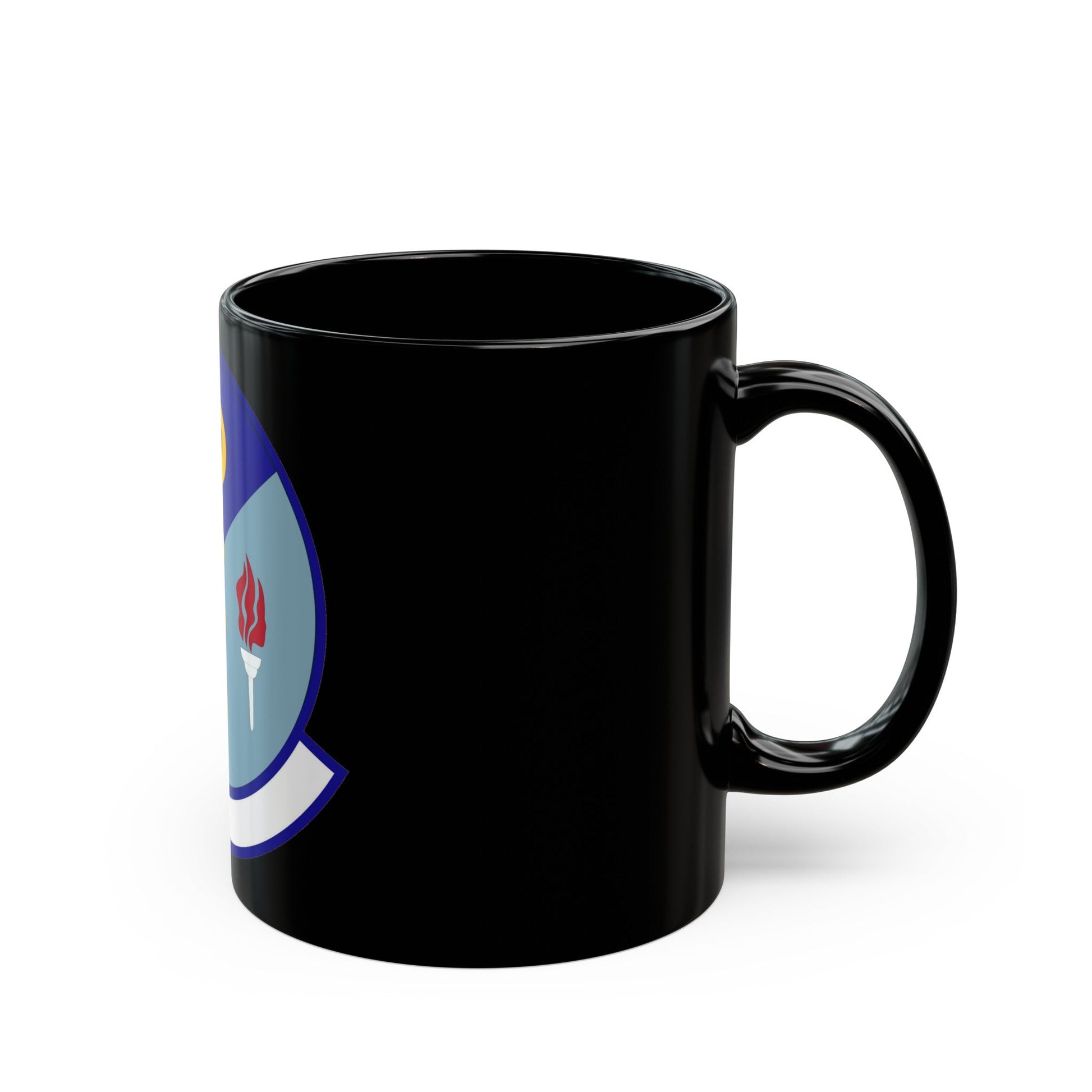 47 Operational Medical Readiness Squadron AETC (U.S. Air Force) Black Coffee Mug-The Sticker Space