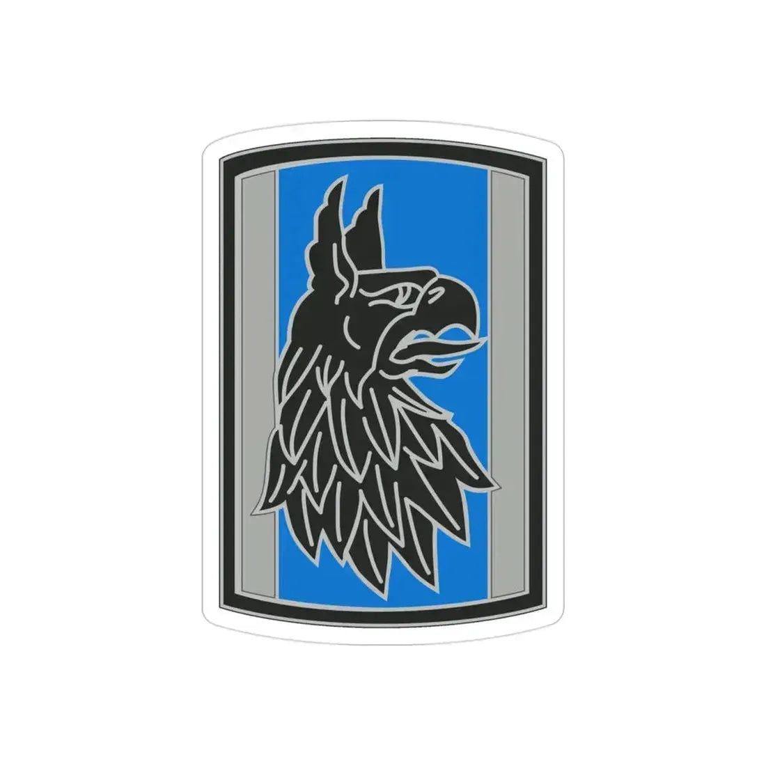 470 Military Intelligence Brigade 2 (U.S. Army) REVERSE PRINT Transparent Die-Cut STICKER 3 Inch Die-Cut Transparent - The Sticker Space