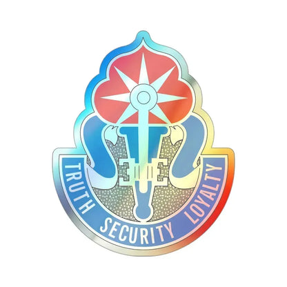 470 Military Intelligence Brigade (U.S. Army) Holographic STICKER Die-Cut Vinyl Decal 3 Inch Holographic - The Sticker Space