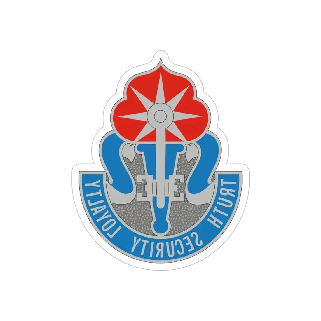 470 Military Intelligence Brigade (U.S. Army) REVERSE PRINT Transparent Die-Cut STICKER - The Sticker Space