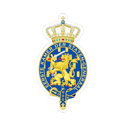 Coat of arms of the Eerste Kamer - STICKER Vinyl Kiss-Cut Decal