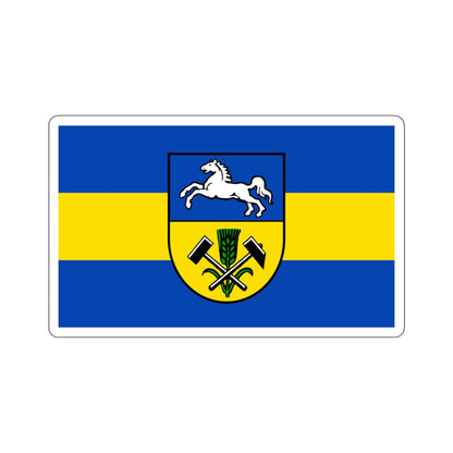 Flag of Helmstedt Germany - STICKER Vinyl Kiss-Cut Decal