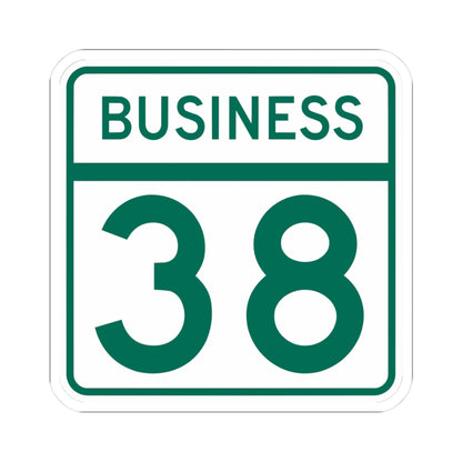 MD Route 38 Business (Maryland) (Road Sign) STICKER Vinyl Kiss-Cut Decal