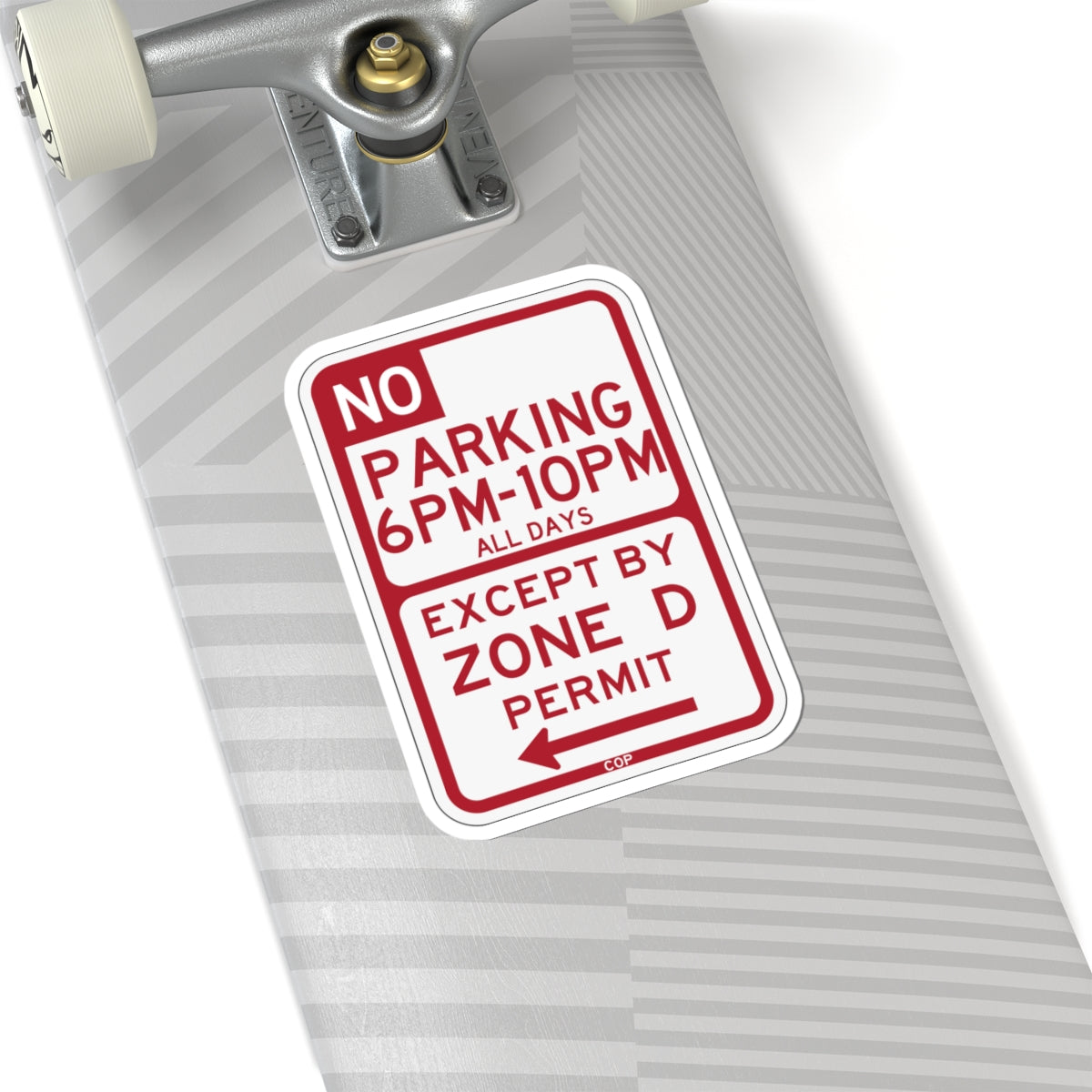 PBOT Road sign P1450L (Oregon) (Road Sign) STICKER Vinyl Kiss-Cut Decal