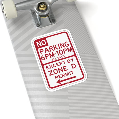 PBOT Road sign P1450L (Oregon) (Road Sign) STICKER Vinyl Kiss-Cut Decal