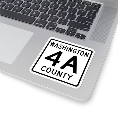 Washington County Route 4A MN (Minnesota) (Road Sign) STICKER Vinyl Kiss-Cut Decal