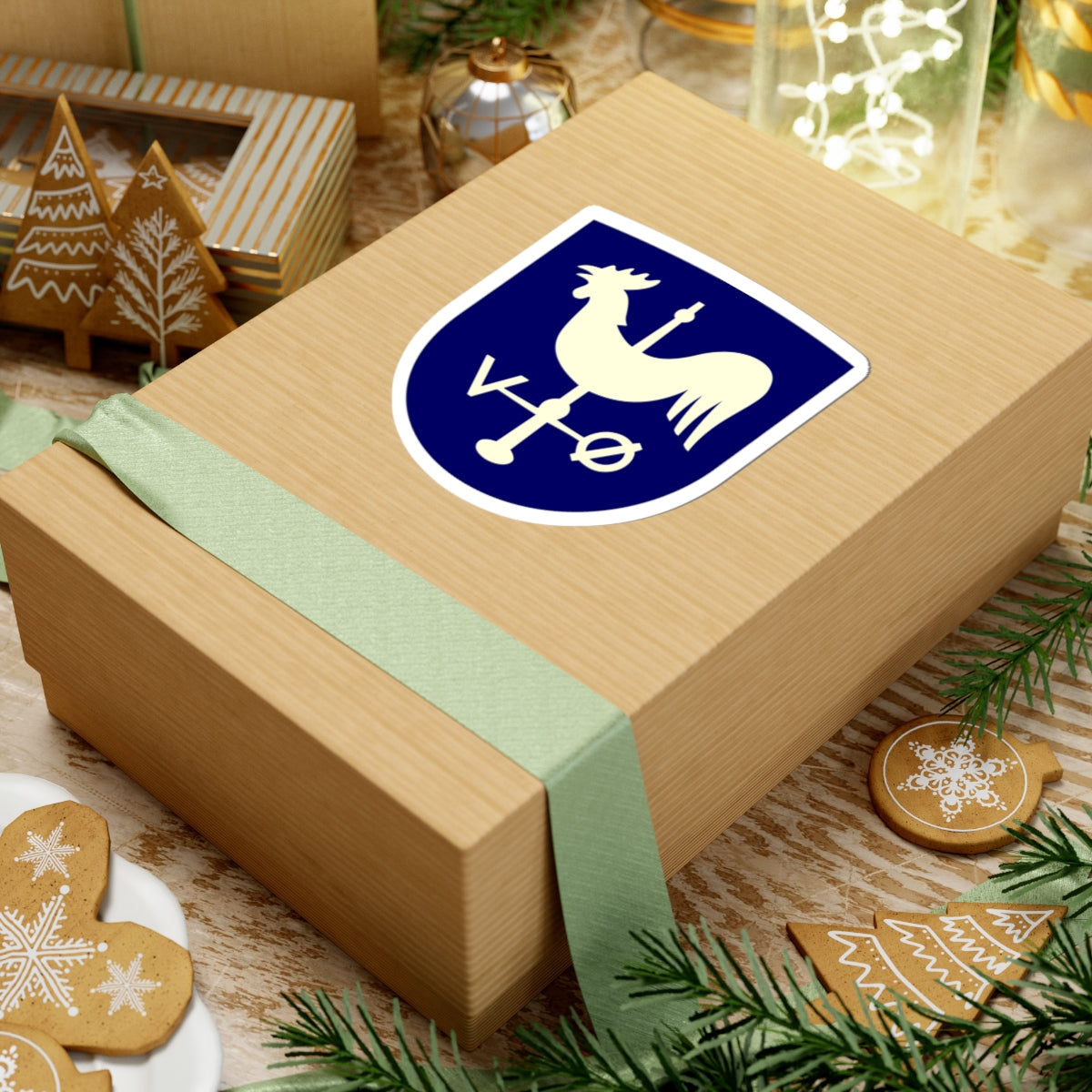 Albertslund Kommune coa (Denmark) (Coat of Arms) STICKER Vinyl Kiss-Cut Decal