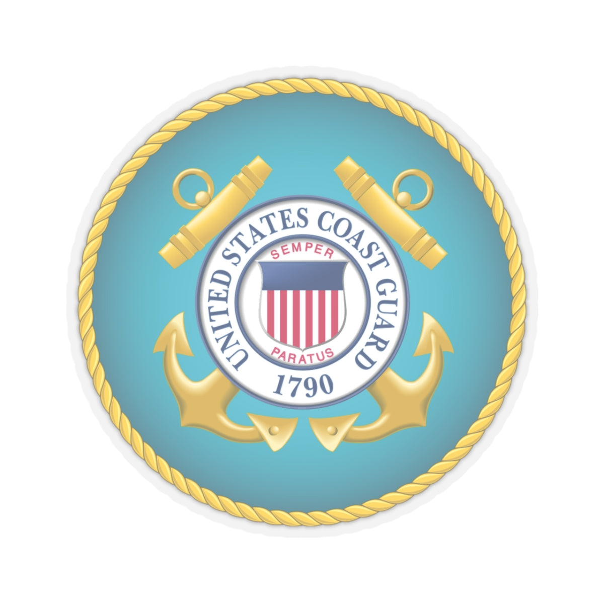 Seal of the United States Coast Guard - STICKER Vinyl Kiss-Cut Decal