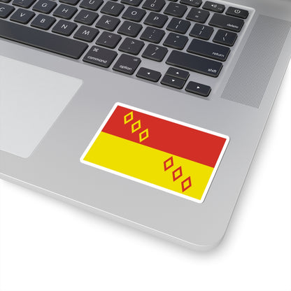 Flag of Noginsky rayon Moscow oblast (Russia) STICKER Vinyl Kiss-Cut Decal