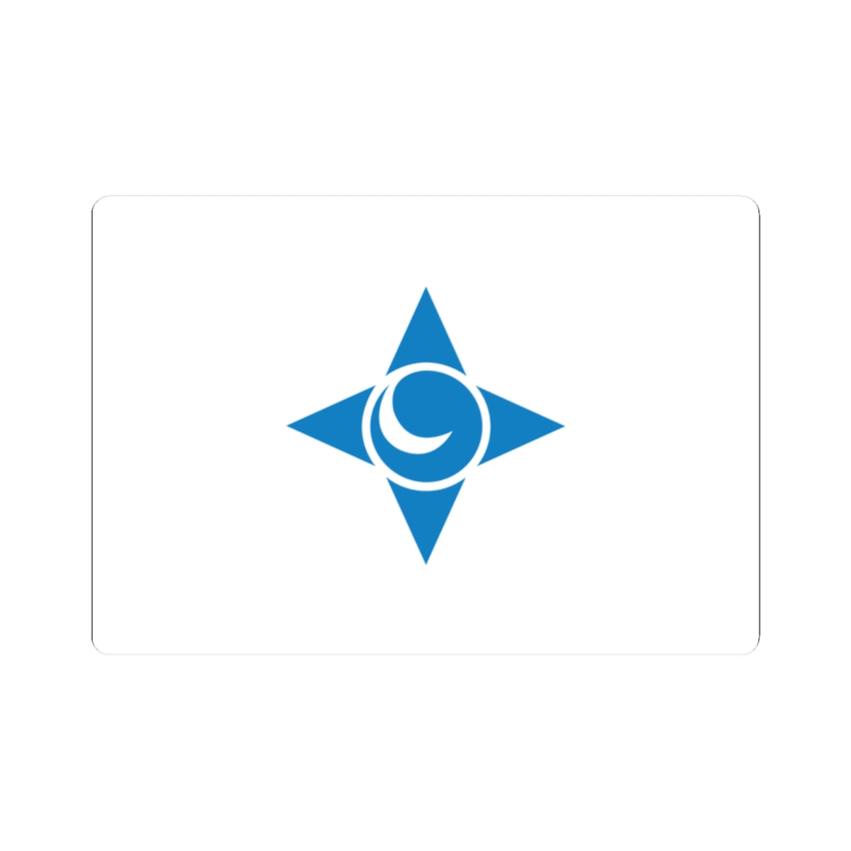 Flag of Noda Iwate (Japan) STICKER Vinyl Kiss-Cut Decal