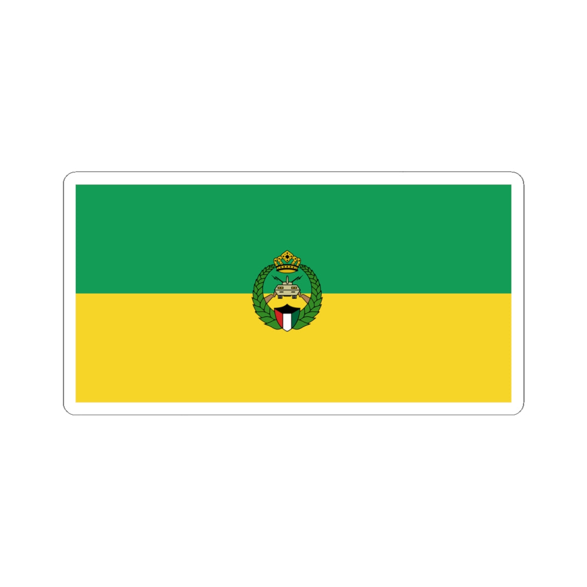 Flag of Kuwait National Guard (Kuwait) STICKER Vinyl Kiss-Cut Decal
