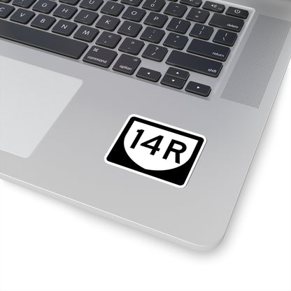 PR urban primary 14R (Puerto Rico) (Road Sign) STICKER Vinyl Kiss-Cut Decal
