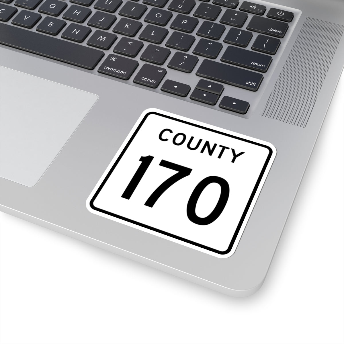 County 170 square (Minnesota) (Road Sign) STICKER Vinyl Kiss-Cut Decal