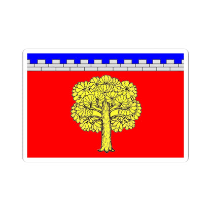 Flag Dubrovka Leningrad oblast (Russia) STICKER Vinyl Kiss-Cut Decal