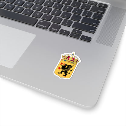 Södermanlands vapen crown (Sweden) (Coat of Arms) STICKER Vinyl Kiss-Cut Decal