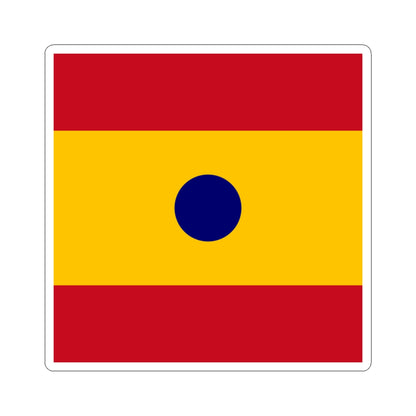 Flag of Rear Admiral Spain (Spain) STICKER Vinyl Kiss-Cut Decal