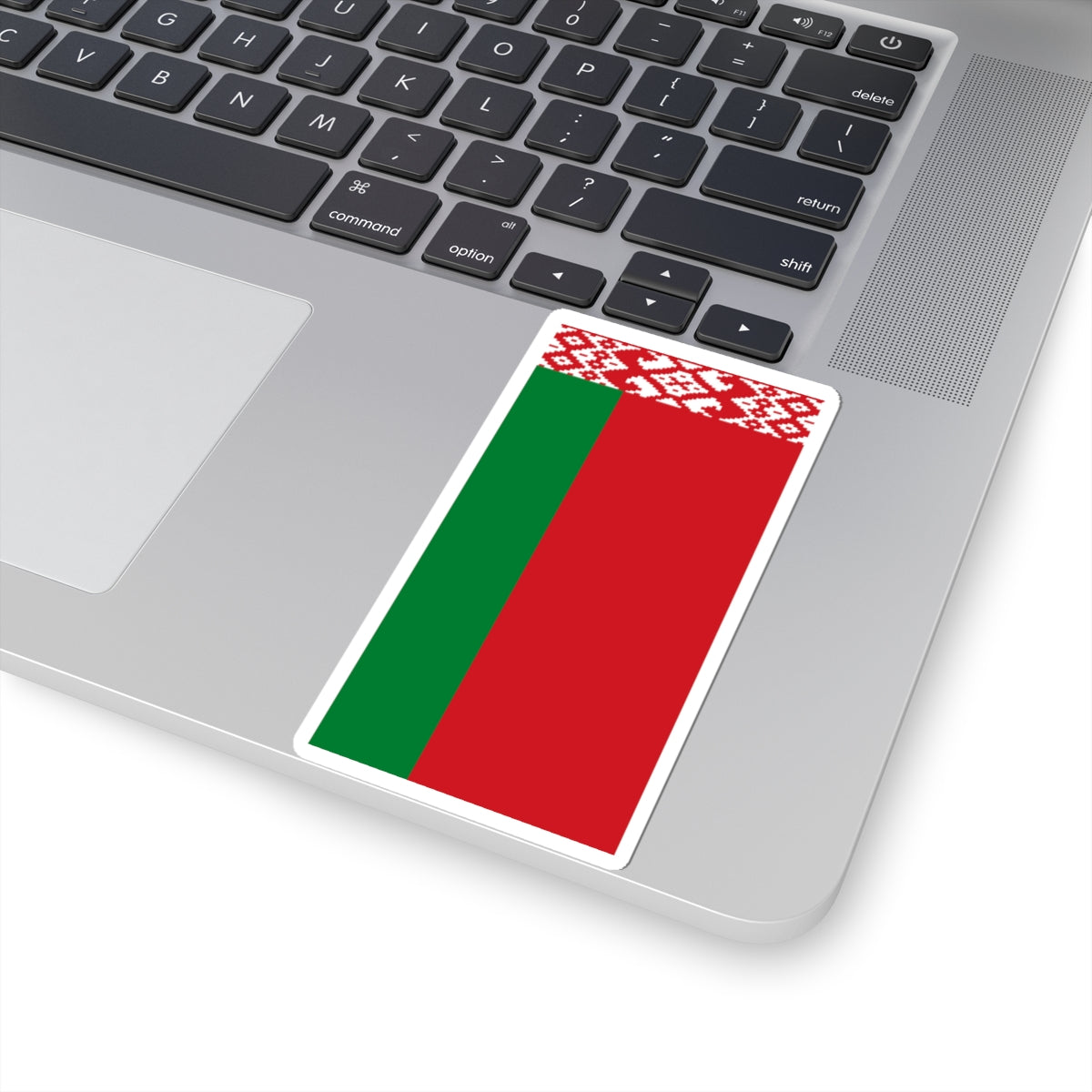 Flag of Belarus vertical (Belarus) STICKER Vinyl Kiss-Cut Decal