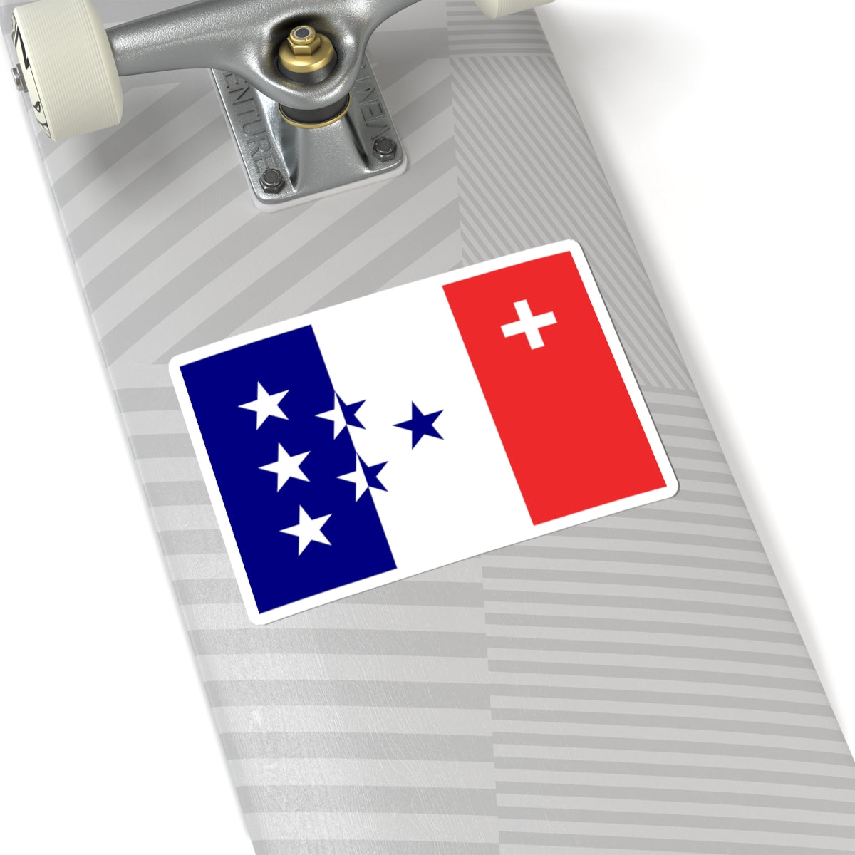 Former Romand Movement Flag (Switzerland) STICKER Vinyl Kiss-Cut Decal