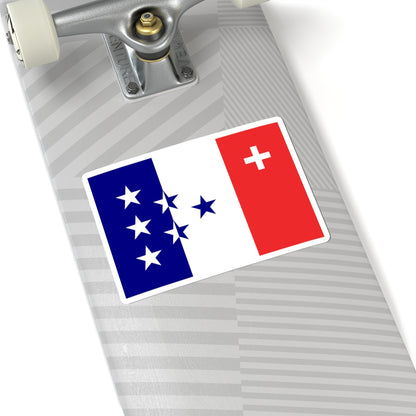 Former Romand Movement Flag (Switzerland) STICKER Vinyl Kiss-Cut Decal