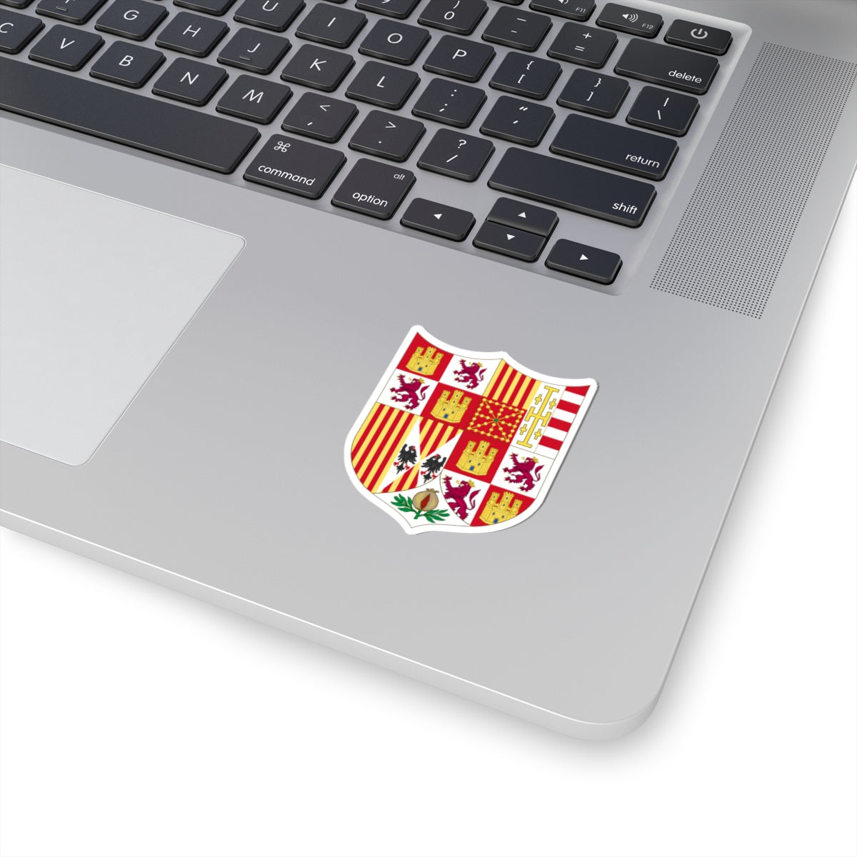 Arms of Ferdinand II of Aragon 1513-1516 (Spain) (Coat of Arms) STICKER Vinyl Kiss-Cut Decal